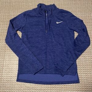 Nike Running Performance Pullover Quarter Zip Long Sleeve Purplish XS GUC